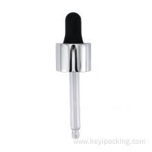 rubber head aluminum shell glass dropper